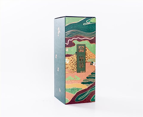 岩翠绿茶-特种纸盒
