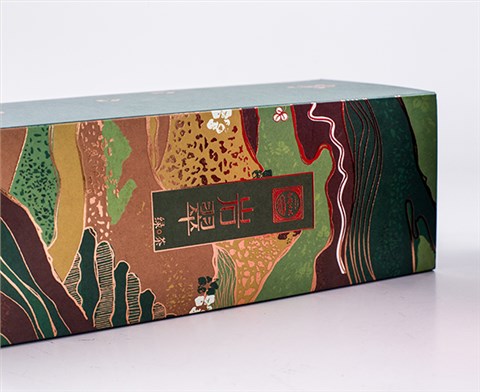 岩翠绿茶-特种纸盒