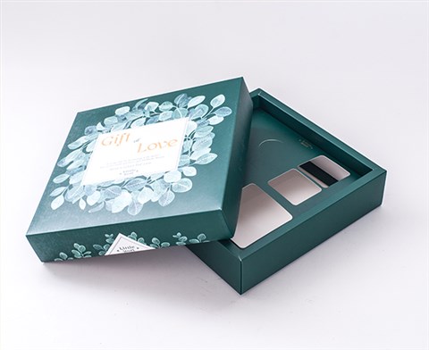 Gift of Love 绿色卡纸套盒