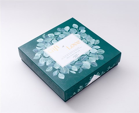 Gift of Love 绿色卡纸套盒